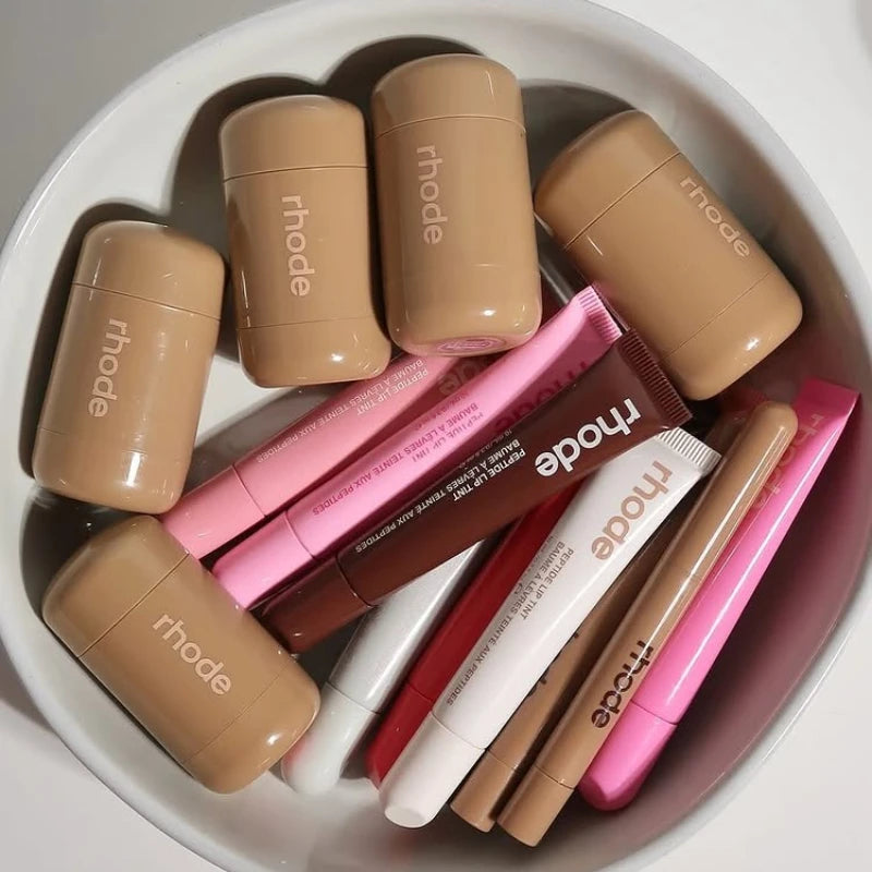 9 colors Makeup Cheek Blush Cream Blusher Stick Lip Gloss Phone Case For iPhone Toast SALTY TAN Raspberry Espresso Lipstick INS