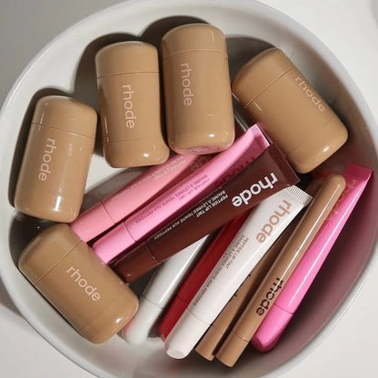 9 colors Makeup Cheek Blush Cream Blusher Stick Lip Gloss Phone Case For iPhone Toast SALTY TAN Raspberry Espresso Lipstick INS