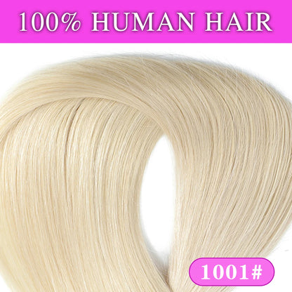 Pre Bonded V Tip Hair Extensions Human Hair Keratin Hair Extensions   12-26 Inch 100 Strand 100% Real Remy Hair Silky Straight