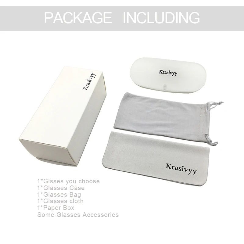 Krasivyy Round Rimless Glasses Frame Men Ultralight Myopia Prescription Eyeglasses Women Vintage Pure Titanium Optical  Eyewear