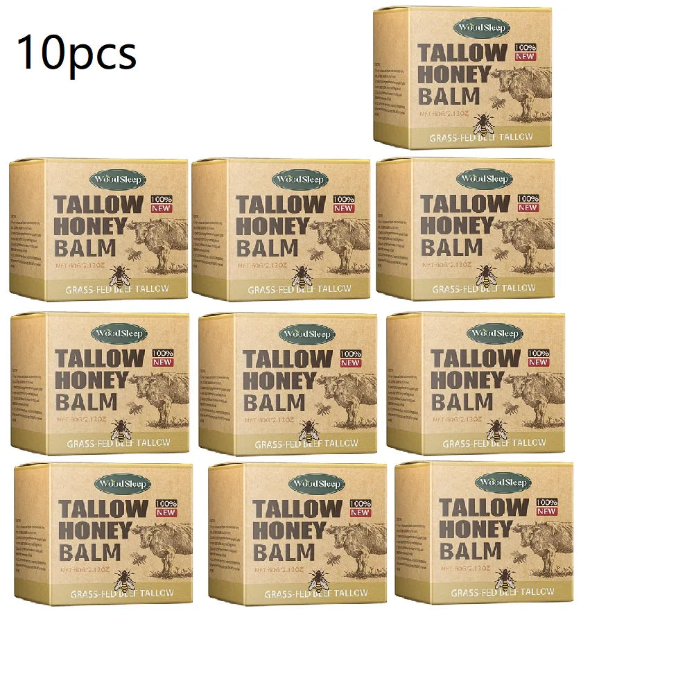 Whipped Beef Tallow Honey Balm Moisturizing Hydrating Face Cream Body Lotion Nourishing Balm Gentle Skin care for women