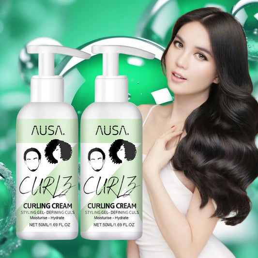 Hair Volumizing Cream Curling Anti-Frizz Bouncy Resilient Lotion Hair Conditioner Volume Lift Styling Defining Nourishing Cream