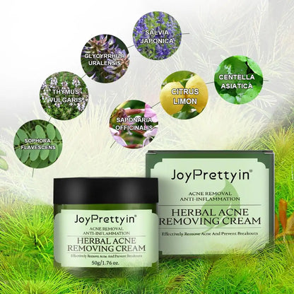 Herbal Acne Face Cream by JoyPretty - Pimple Marks RemovalOil Control & Moisturizing Facial Cream for Pockmark Smoothing