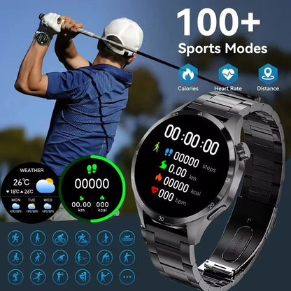 For  GT5Pro NFC GPS Sport Smart Watch Men 1.52inch Big AMOLED Screen Heart rate Bluetooth call Waterproof Women Smartwatch