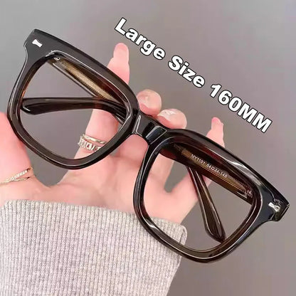 Big Face Glasses Frame 160mm Thick Frame Men Women Large Size Eyeglasses Frame Optical Prescription Glasses