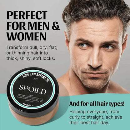 Batana Oil for Hair Repair Growth Natural Damaged Hair Treatment Nourishing Thickening Mask with Argan Extract Hair Care