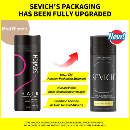 Hair Building Fibers Keratin Thicker Anti Hair Loss Products Concealer Refill Thickening Hair Fiber Powders Growth sevich 25g