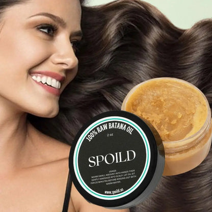 Batana Oil for Hair Repair Growth Natural Damaged Hair Treatment Nourishing Thickening Mask with Argan Extract Hair Care