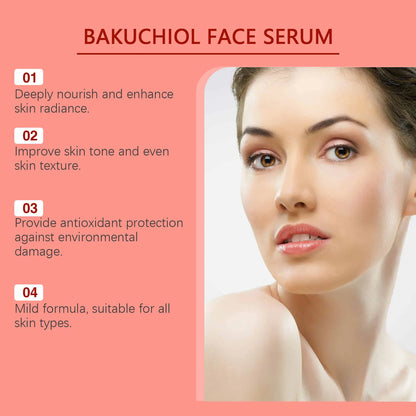Bakuchiol Face Serum Anti Aging Lifting Firming Remove Fine Lines Skin Rejuvenation Brightening Hydrating Retinol Face Essence