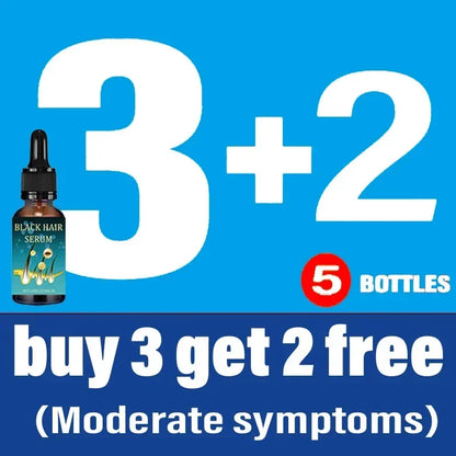 Natural Anti Gray Hair Serum - Repair White & Darkening Hair | Nourishing Hair Care Remedy