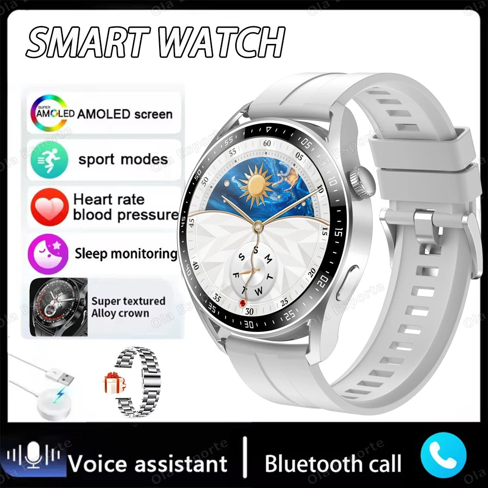 New Watch 4 Pro Upgrade Smart Watch 2025 Watch 4 Series Heart Rate Sleep Health Monitoring BT Call Sports Waterproof Smartwatch