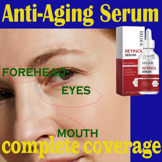 Instant Firming Lifting Anti-Aging Serum Fade Fine Lines Whitening Korean Skin Care Product New Retinol Face Serum for Wrinkles
