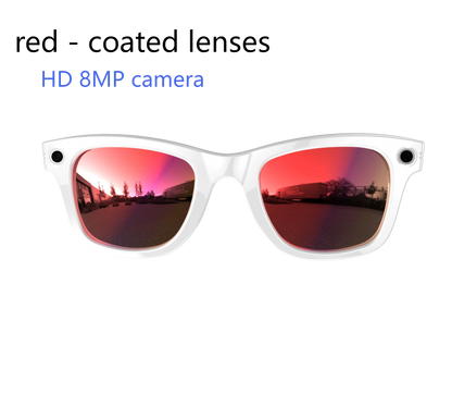 New Camera Glasses 800w Pixel 4K UHD Camera Recording Noise Reduction Ai Recognition Translation Anti Blue Light Smart Glasses