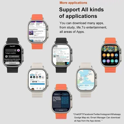 2025 New Original DT Ultra 3 Smart Watch Man 49mm AMOLED 32G ROM Chat GPT NFC Compass BT Call Sport GPS Track Sports Watch Women