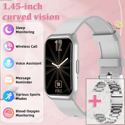 2025 Smart Bracelet Women Sport Smartwatch Men Heart Rate Sleep Monitoring Waterproof Fitness Smart Watch Ladies For Android IOS