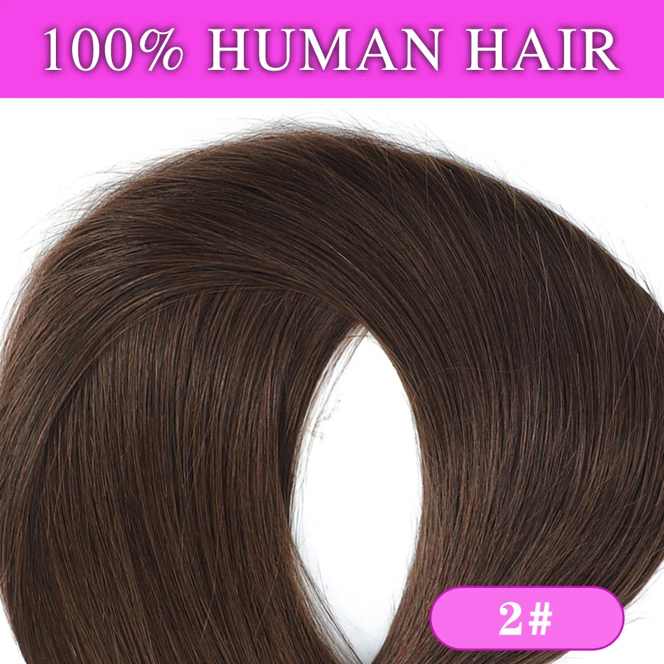 Pre Bonded V Tip Hair Extensions Human Hair Keratin Hair Extensions   12-26 Inch 100 Strand 100% Real Remy Hair Silky Straight