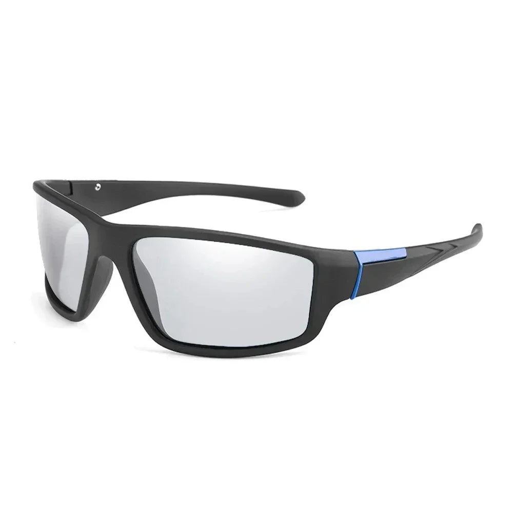 Polarized Sunglasses for Driving: Men's Fashion Square Frame Travel Eyewear