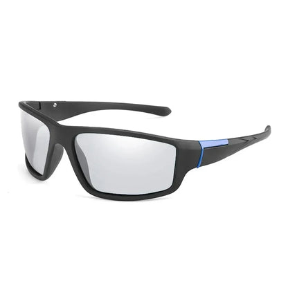 Polarized Sunglasses for Driving: Men's Fashion Square Frame Travel Eyewear