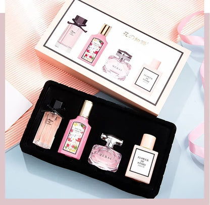Floral Scent Gift Box 110ml Four Piece Set Women Духи Fragrance Perfume Balminess Pheromone Eau De Parfum Floral Scent Toilette