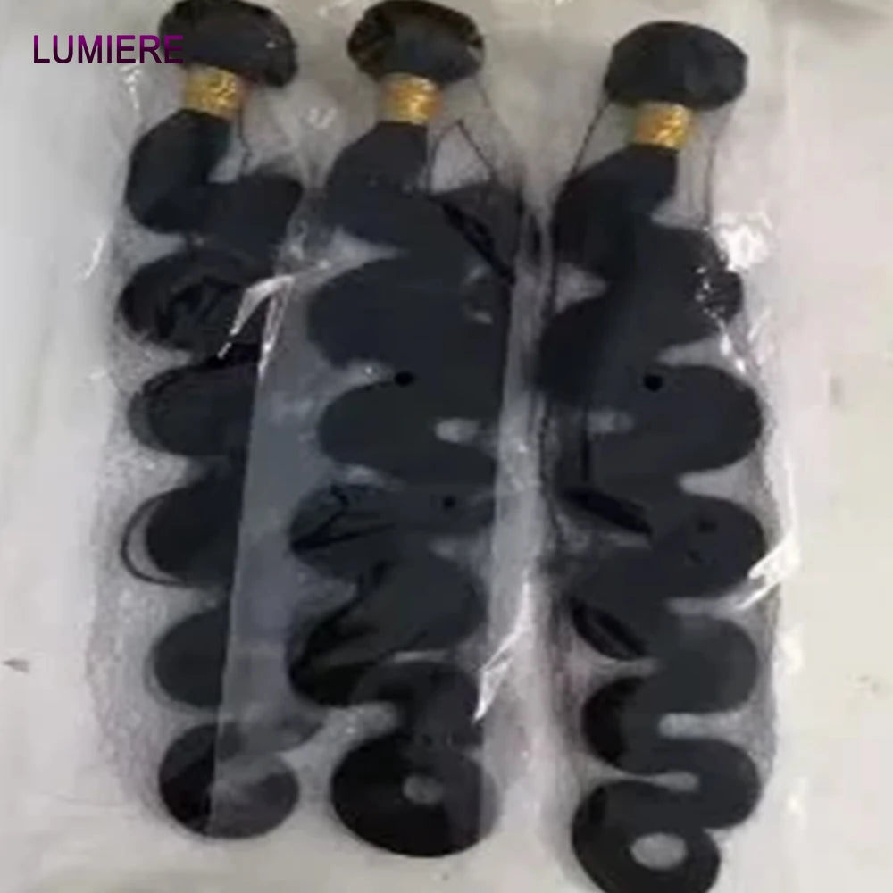 30 40”Body Wave Bundles Raw Bundles Brazilian Virgin Unprocessed Human Hair Loose Deep Wave Curly Bundles Hair Weave Extensions