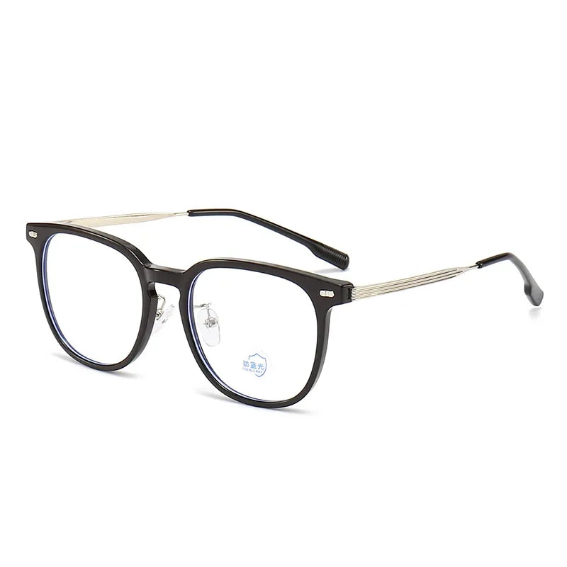 New Glasses Frame Camping Cycling Fishing Men Retro Glasses Frame Luxury Brand Design Tea Color Women Anti Blue Light Glasses