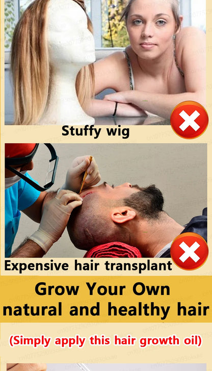 The latest hair growth technology in 2025. It works on the growth of hair, beard and chest hair, and eliminates baldness and hai