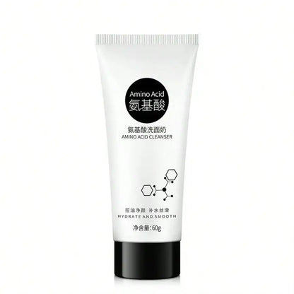 Amino Moisturizes Acid Facial Cleanser Deeply Cleans Dirt Controls Oil Enriches Foam