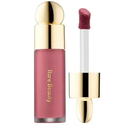New Fashion ROSE BEAUTY Setting Powder With Mirror Liquid Blush Moisturizing Dual-use Waterproof Lip Glaze Rouge Smooth Makeup
