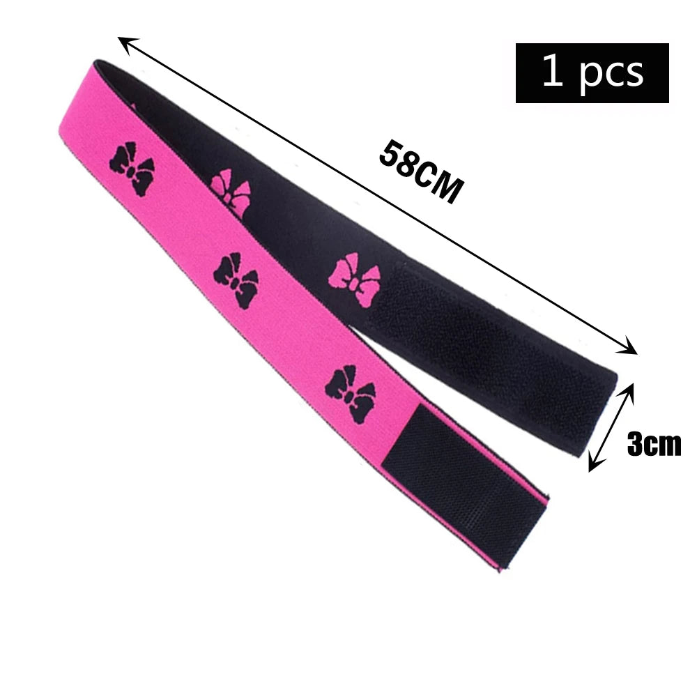 Fashion Hair Elastic Band For Wigs Adjustable Edge Scarf Elastic Headband With MagicTape for Women Lace Wigs