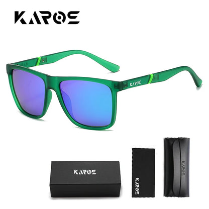 KAROS Polarized Sunglasses Driving Outdoor Travel Ultralight UV400 Eyewear Men Women Sports Fishing Mirror Sun Glassses YZ2015WB