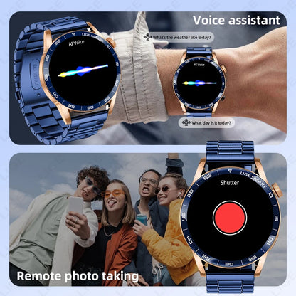 LIGE 2025 Voice Calling Smart Watch Men 1.38" HD IP68 Waterproof Sports Fitness Watches New Man Women Smartwatch For Android iOS