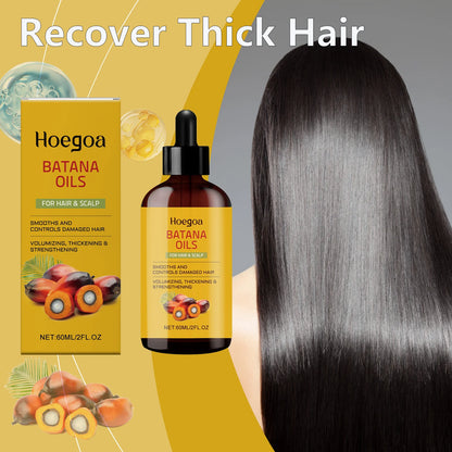 Natural Organic Batana Hair Care Essence Oil Fast Hair Growth Nourishing Smooth Strengthen Root Scalp Hair Care Essence Oil 60ml