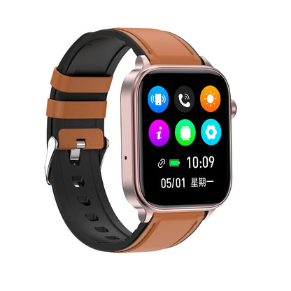 ET570 Smartwatch Waterproof BT Call ECG Blood Oxygen Blood Pressure Health Monitoring Smart Watch