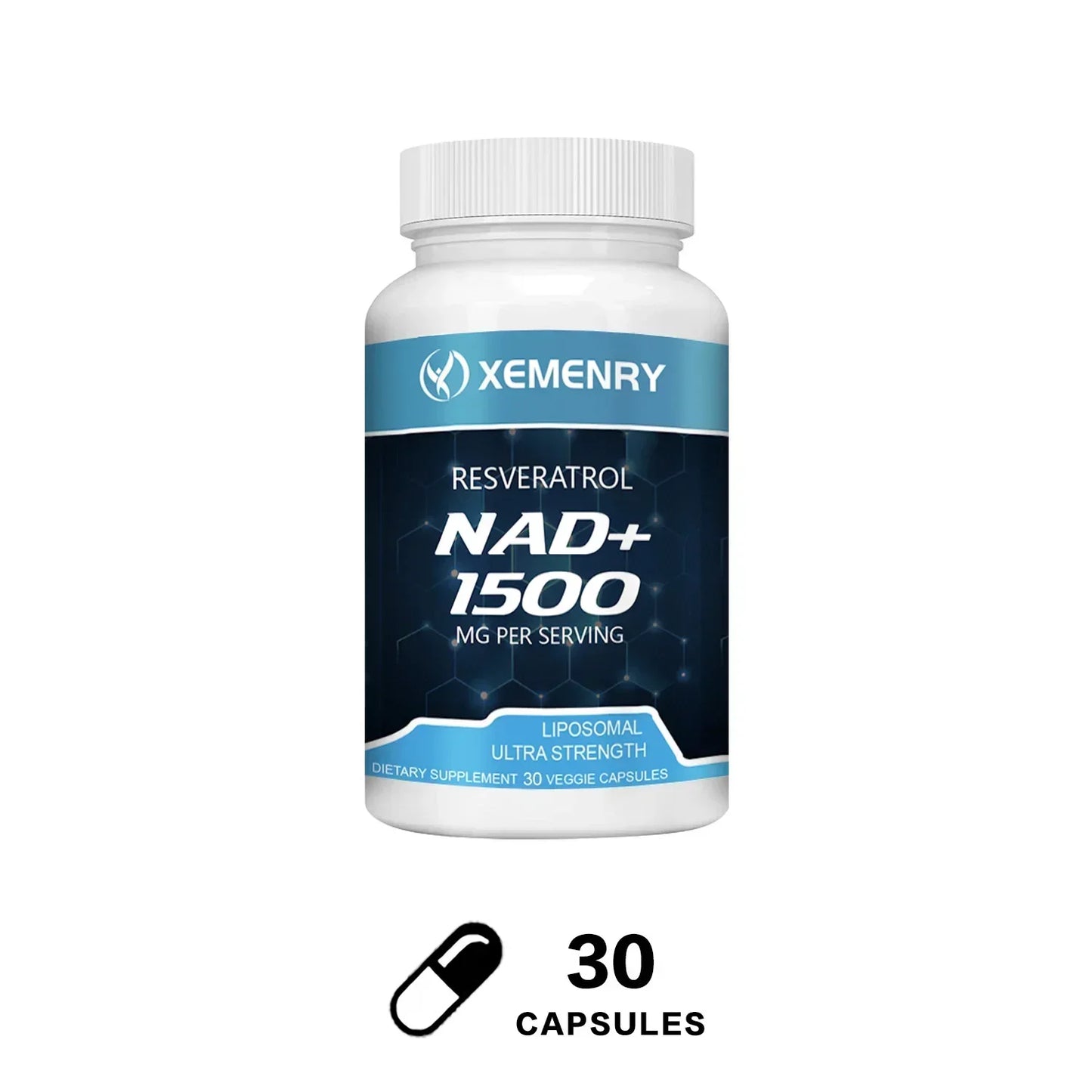 NAD + Resveratrol - Anti aging, Boost Energy, Promotes Cell Repair and Skin Health