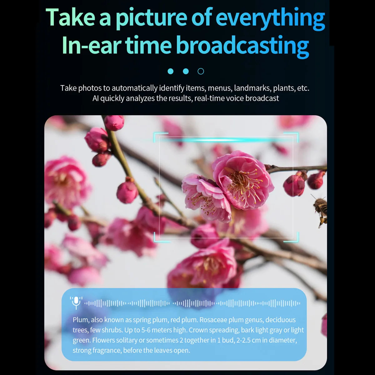 smart glasses prescriptions custom lenses 800W pixel camera Ai Photo Recognition bluetooth call noise cancel smart eyeglasses