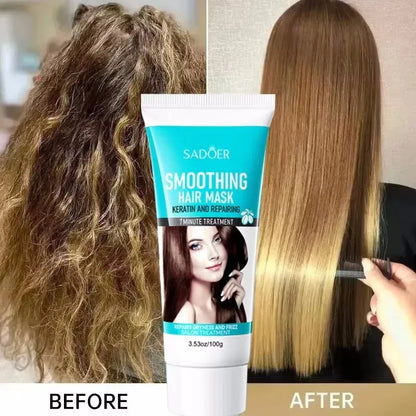 Magical Keratin Hair Mask Professional Fast Repairing Damaged Frizzy Hairs Soft Smooth Shiny Permanent Straightening Hair Care