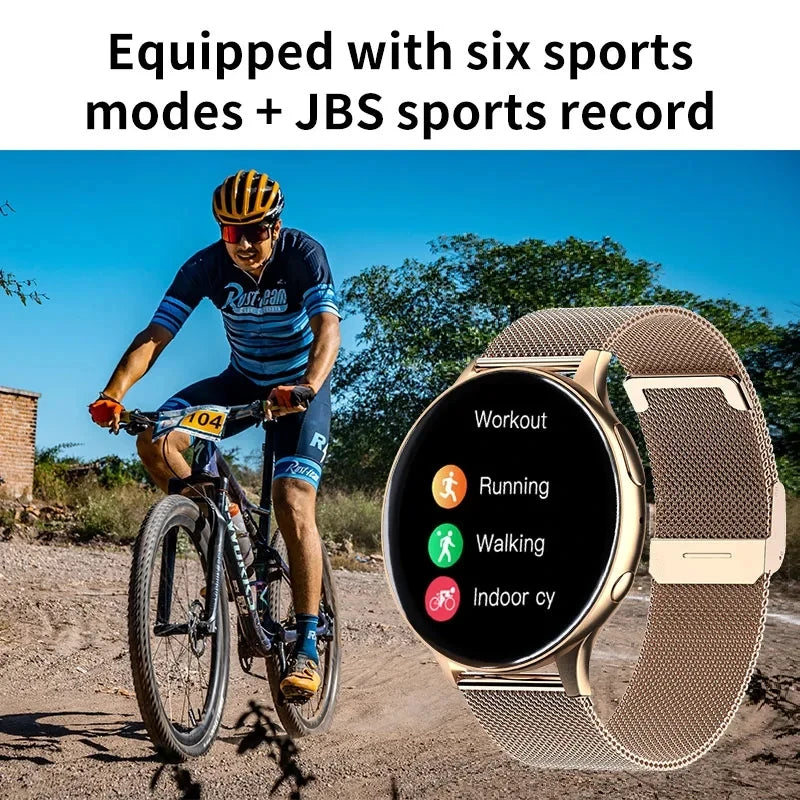 Smart Watch 2025 Bluetooth Calls Waterproof Smartwatch Men Watches Women Sport Fitness Bracelet Custom Watch Face Waterproof New
