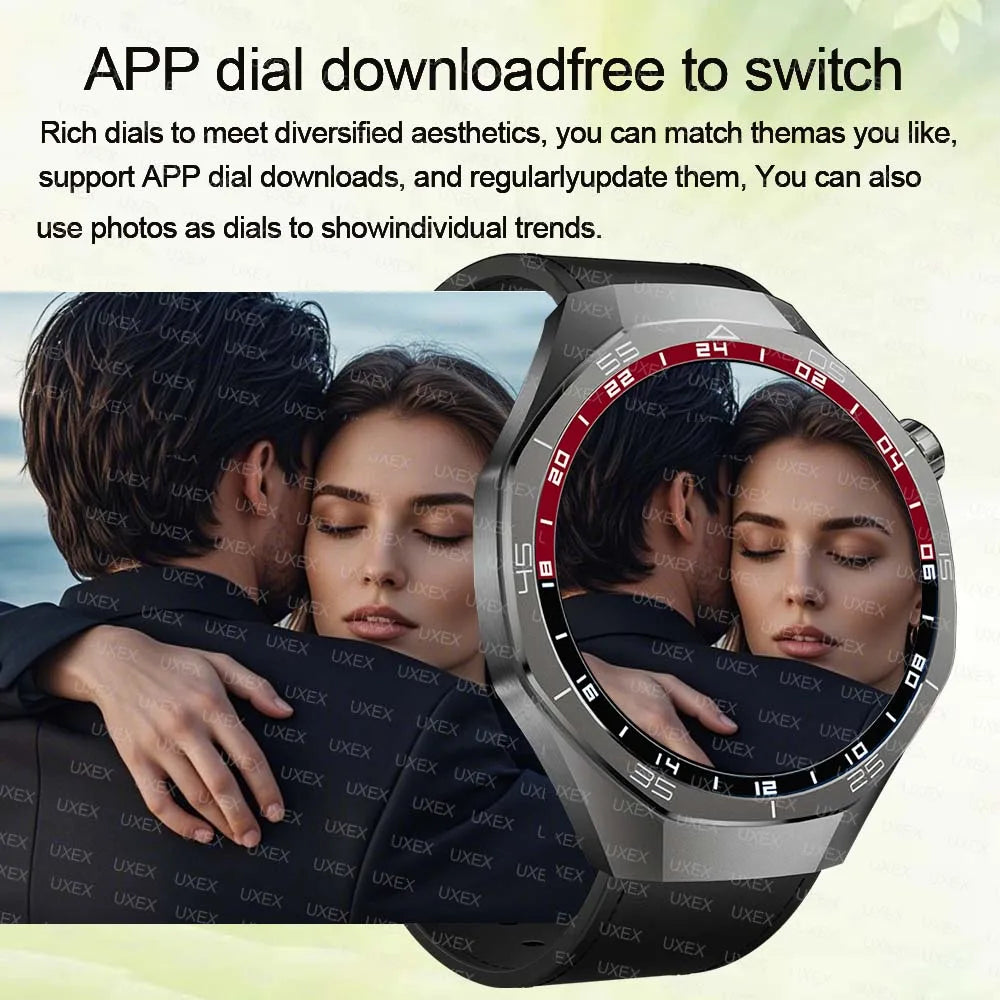 Business Watch Pro Smart Watch 1.52 HD Full Screen GPS Tracker Wireless Call Health Tracker Christmas Gift Smartwatch Men Women