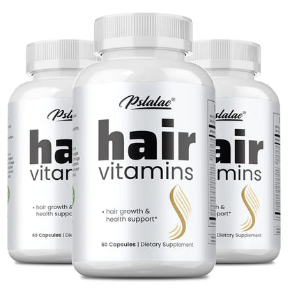 Hair Vitamins - Nourishes The Scalp, Antioxidant Protection, Promotes Natural Hair Growth and Immune Health, Non-GMO
