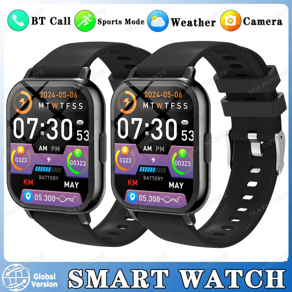 New Women Bluetooth Call Smart Watch Heart Rate Menstrual Tracking Health Smartwatches Waterproof Men Smartwatch For Android IOS