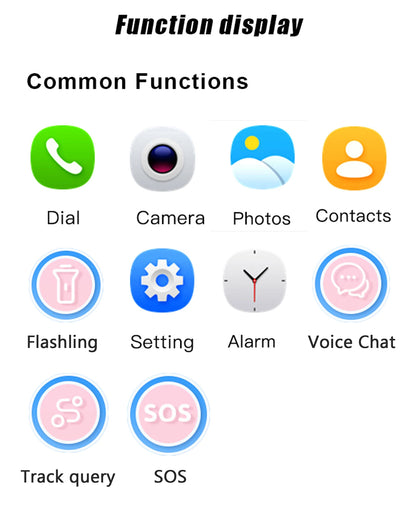 Smart Watch Kids SOS LBS Location Video Call Sim Card Child SmartWatch Camera Waterproof Upgrade Watch For Boys Girls