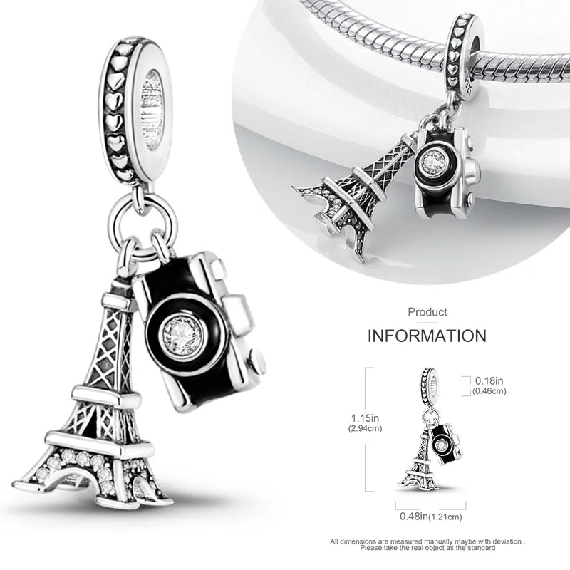 Hot Sale 925 Silver Charms Beads Perfume Animal Butterfly Pendants Fit Original Bracelet DIY Jewelry