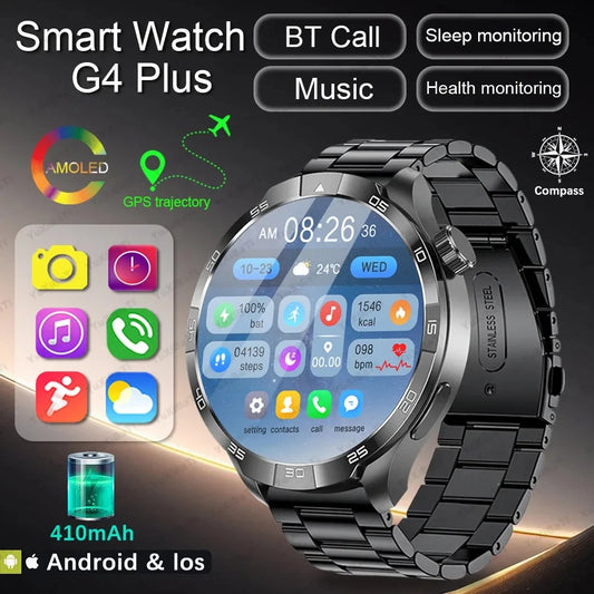 New For Huawei Xiaomi Military GPS NFC Smart Watch Men Compass Waterproof Outdoor Sport Tracker Bluetooth Call Smartwatch Women