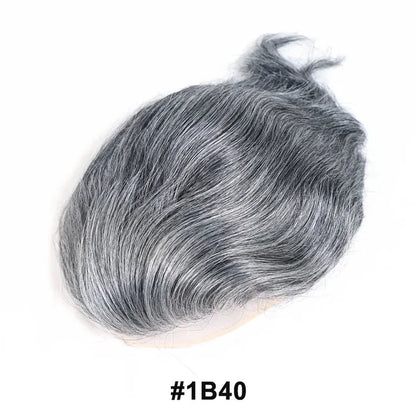 Human Hair Toupee For Men Thin Skin PU 8*10 Straight Hair Mens Wigs T4/613 Blonde Hair Replacement For Men Human Hair System