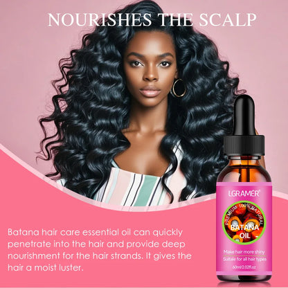 100% Pure Organic Hair Mask Batana Oil Hair Growth Oil Natural Treatment Nourish Reduce Hair Loss Anti-Breakage Hair Products