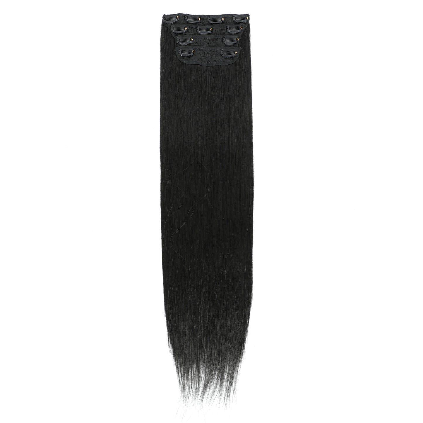 Highlight P4/10/16 Clips In Straight Hair Extensions 4Pcs/pack 200g Heat Resistant Soft Nature Bio Human-Like Matte Colored Hair