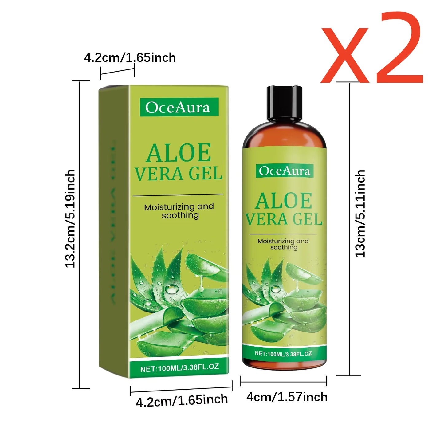 Aloe Vera Gel Nourish Moisturize Smooth Soften Soothe Face Prevent Acne Pimple Redness Cracked Rough Moisturizing Aloe Vera Gel