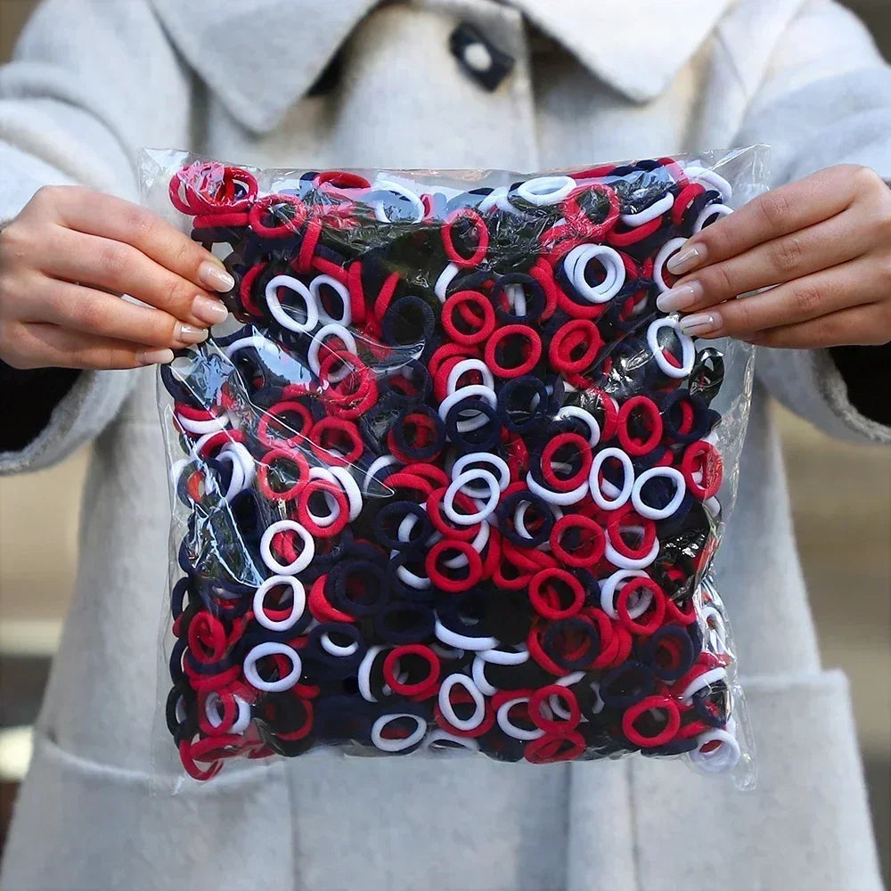 20/50/100Pc Elastic Hair Bands Girls Hair Accessories Mini Colorful Nylon Headband Kids Ponytail Holder Scrunchie Ornaments Gift