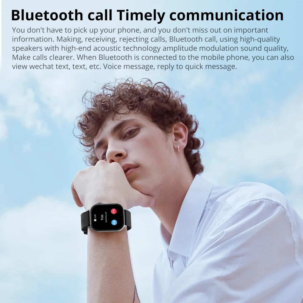 2025 COLMI P82 GPS Smart Watch 2.13" AMOLED HD Display Built-in GPS Make/Receive Phone Calls Smartwatch For Men Women