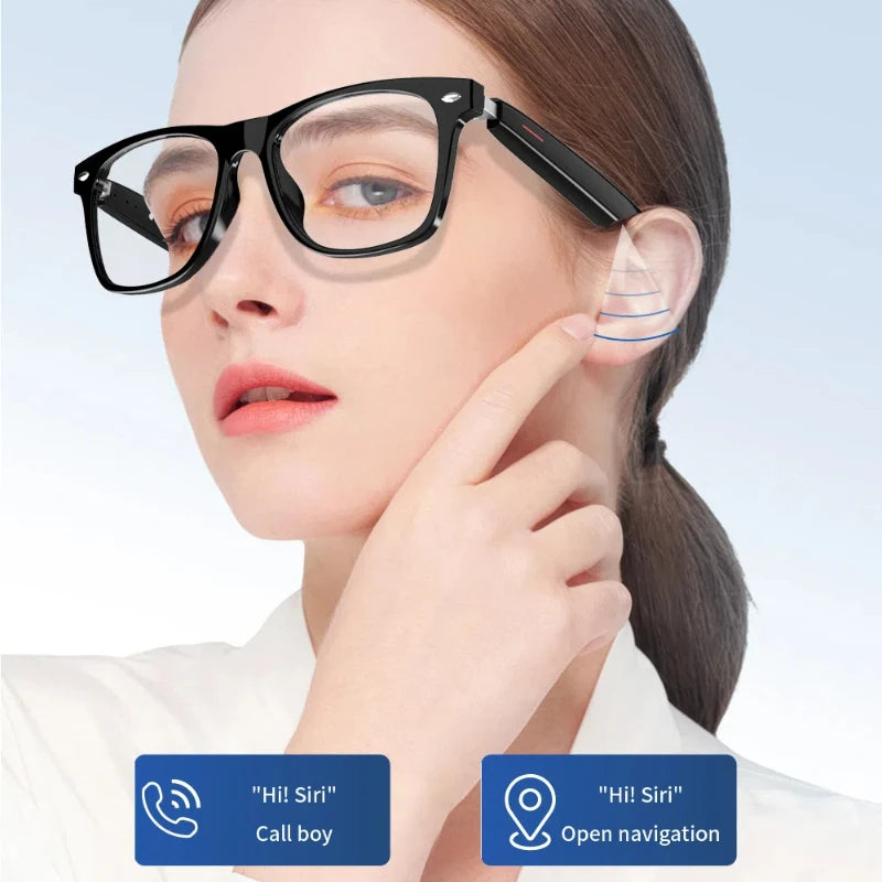 Xiaomi Smart Glasses Wireless Multi Functional Music Phone Calls Bluetooth Navigation Voice Man Woman Anti Blue Light Sunglasses